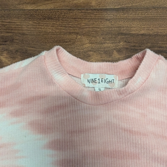 Pink Tie-Dye Long Sleeve Girl Top - Picture 7 of 8